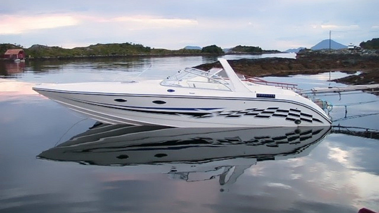 AP-020 - 1 Color Vinyl Boat Graphics Kit