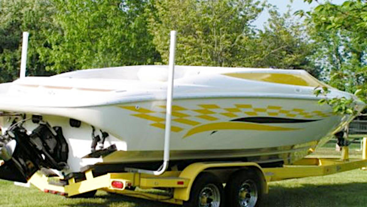 AP-002 - 1 Color Vinyl Boat Graphics Kit