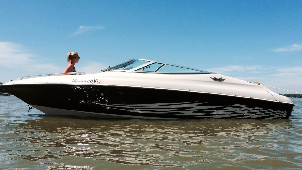 AP-215 - 1 Color Vinyl Boat Graphics Kit