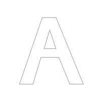 "A" FIA Class Marking Decal Set - Two Sizes Available