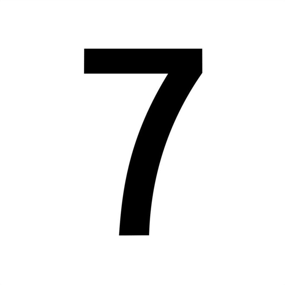 Race Number Decal - 1966 X-GT2 No 7 - Raceline Digital