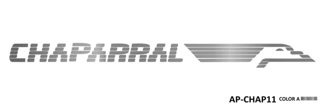 AP-CHAP11 - Chaparral 1 Color Vinyl Logo