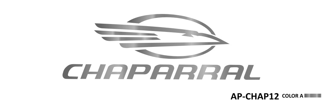 AP-CHAP12 - Chaparral 1 Color Vinyl Logo