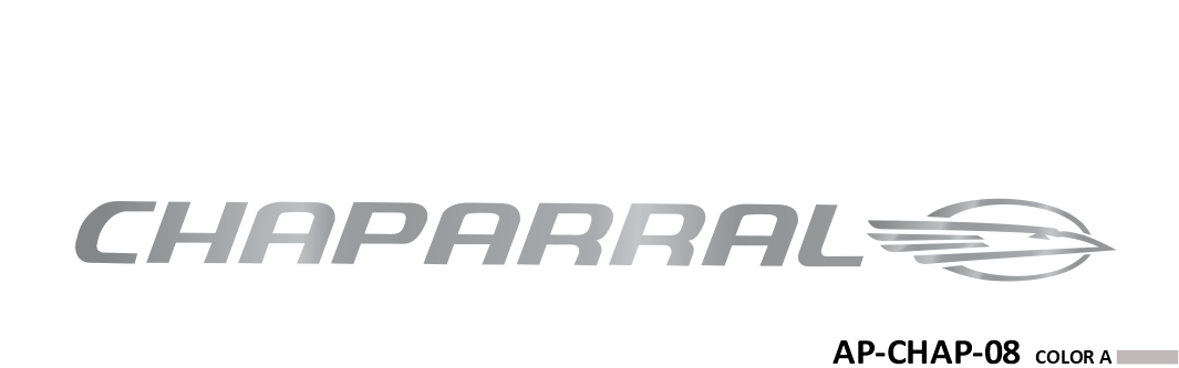 AP-CHAP-08 - Chaparral Series 1 Color Vinyl Chaparral Logo