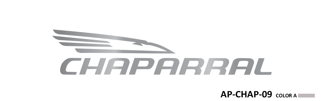 AP-CHAP-09 - Chaparral Series 1 Color Vinyl Chaparral Logo - Raceline Digital