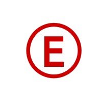 Emergency 'E' Marking Decal - 3 Inches - Raceline Digital
