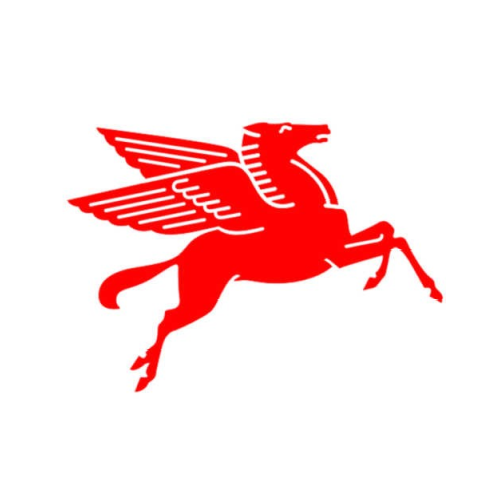MOBIL Pegasus Sponsor Decal - Extra Large