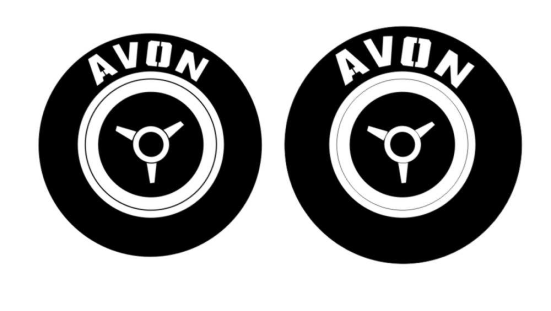 Stencil Set - 17 Inch Wheel Avon 'Billboard'
