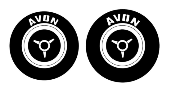 Stencil Set - 15 Inch Wheel Avon 'Billboard' Small - Raceline Digital
