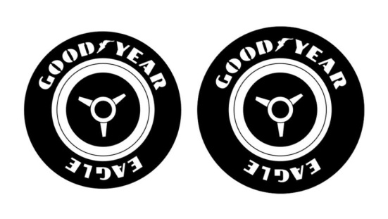 Stencil Set - 15 Inch Wheel Good Year Large 'Billboard'