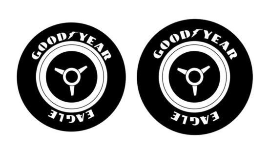 Stencil Set - 15 Inch Wheel Good Year Medium 'Billboard'