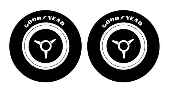 Stencil Set - 15 Inch Wheel Good Year Small 'Billboard' - Raceline Digital