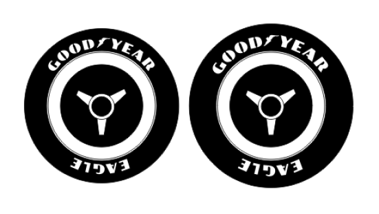Stencil Set - 16 Inch Wheel Good Year Medium 'Billboard'