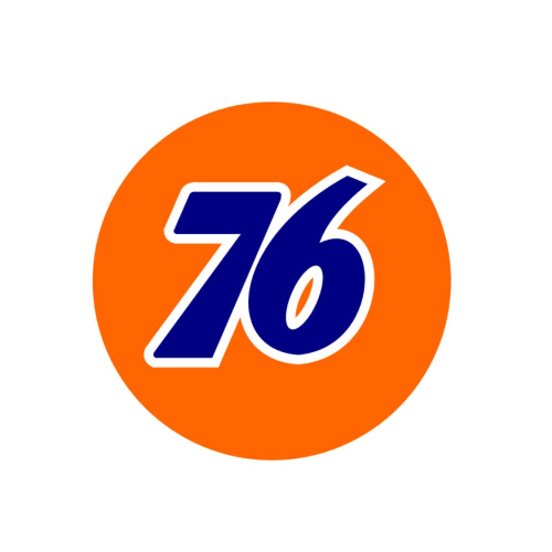 Union 76 Round Sponsor Decal - Raceline Digital