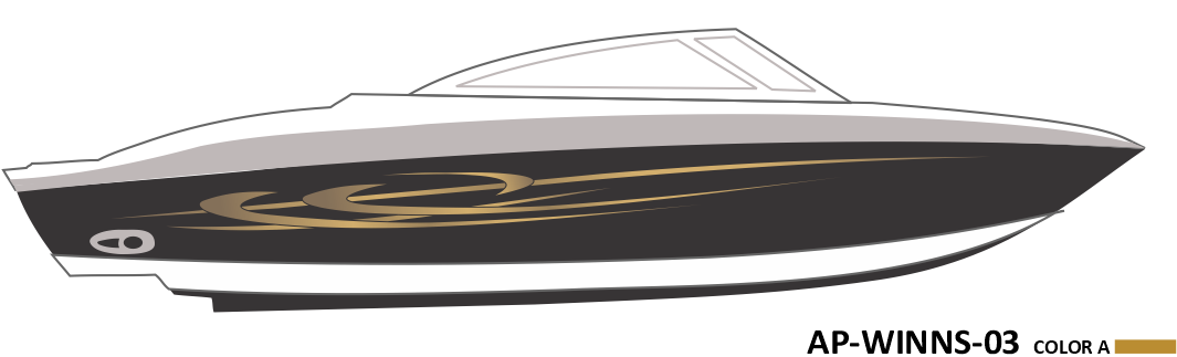AP-WINNS-03 - Four Winns Series 1 Color Vinyl Boat Graphics Kit