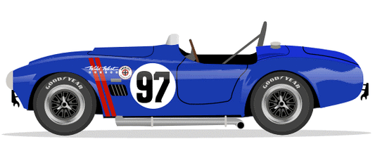 1962 COBRA 289 FIA Roadster No 97 Kit