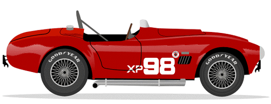 1962 260 COBRA - USRRC 1962 LA Times Grand Prix No xp98 Kit