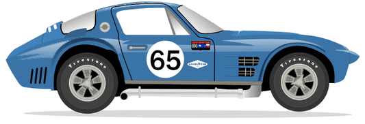 1963 GRAND SPORT COUPE - Nassau Speedweek - Hall 1963 No 65 Kit