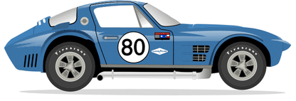 1963 GRAND SPORT COUPE - Nassau Speedweek - D Thompson 1963 No 80 Kit