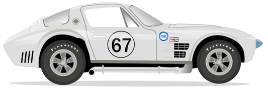 1964 GRAND SPORT COUPE - Road America 500 1964 No 67 Kit