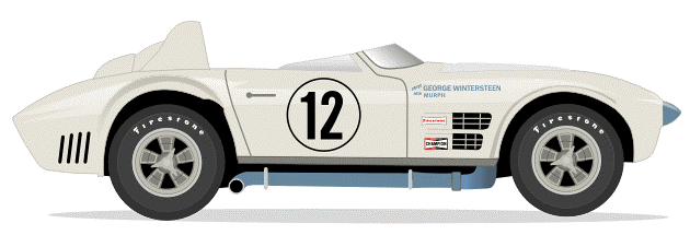 1966 GRAND SPORT ROADSTER - Watkins Glen USRRC 1966 No 12 Kit