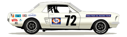 1966 Trans Am Mustang - Ring Free Racing Team No 72 Kit