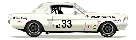 1967 Trans Am Mustang - Shelby Trans Am Team Car No 33 Kit