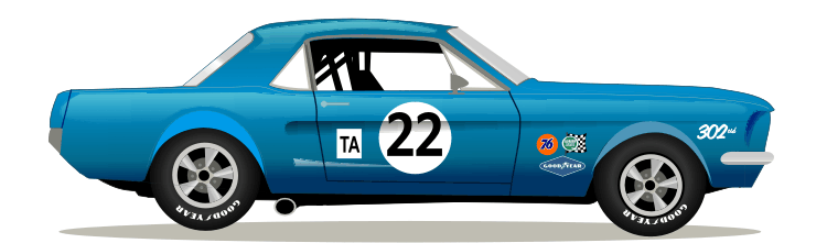 1968 Trans Am Mustang - Bill Maier No 22 Kit