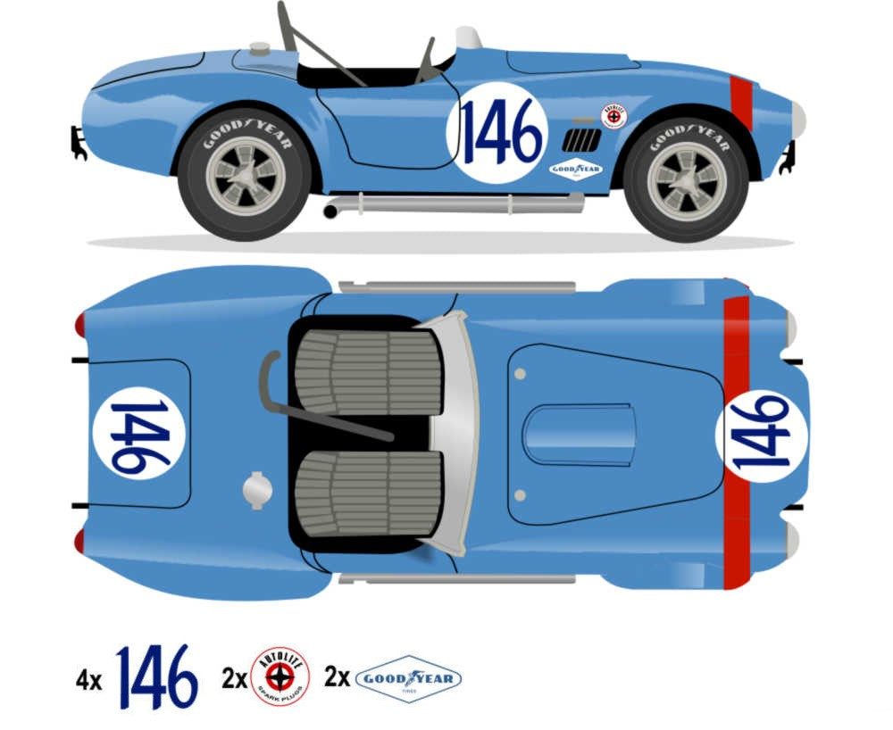 1964 289 COBRA - FIA World Championship No 146 Kit