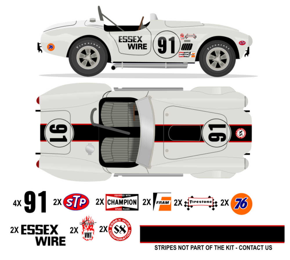 1965 427 Competition COBRA - Laguna Seca 1967 No 91 Kit