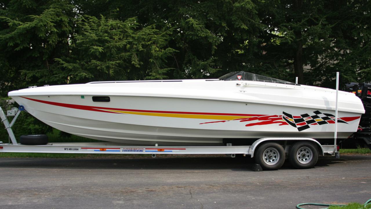 AP-AFSH-035 - Aftershock Series 2 Color Vinyl Boat Graphics Kit