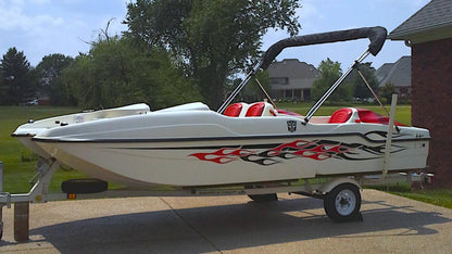 AP-FIRE-189 - Firestorm Series 2 Color Vinyl Boat Graphics Kit