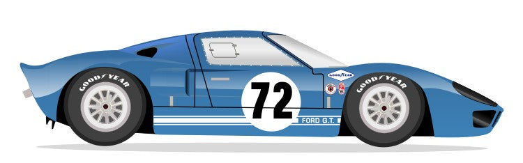 GT40 MK I GT/104 Daytona Continental 1965 No 72 Kit