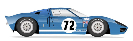 GT40 MK I GT/104 Daytona Continental 1965 No 72 Kit