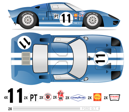 GT40 MK I GT/103 Sebring 12hr 1965 No 11 Kit