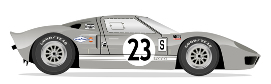 GT40 MK I Sebring 1966 - P1029 No 23 Kit