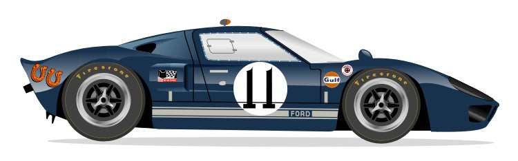 GT40 MK I Daytona 1967 - P1049 No 11 Kit