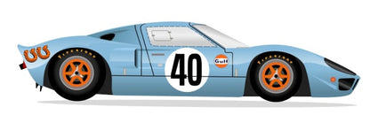 GT40 MK I Lightweight 1968 - P1074 No 40 Kit