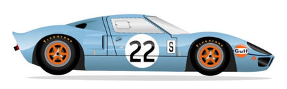 GT40 MK I Sebring 12 Hr 1968 - P1075 No 22 Kit