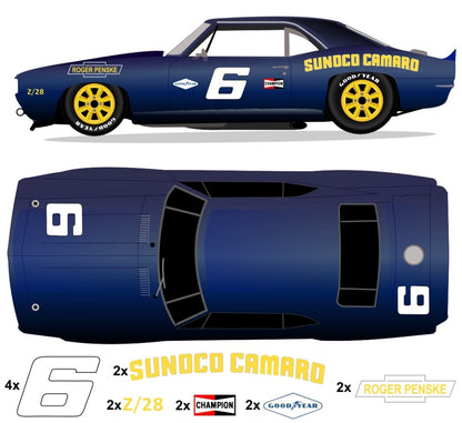 1969 Trans Am Camaro - Penske Sunoco No 6 Kit