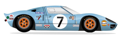 GT40 MK I LeMans 1969 - P1076 No 7 Kit