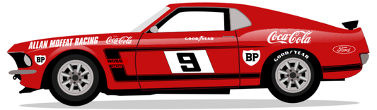 1969 Trans Am BOSS Mustang - Team Allan Moffat Racing No 9 Kit