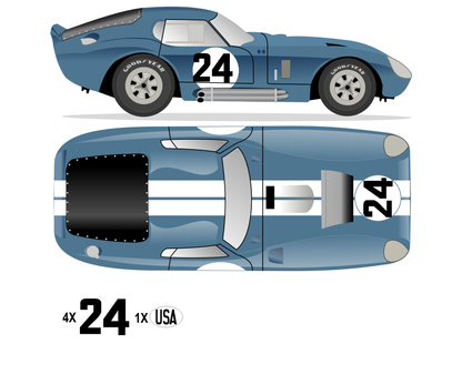 1965 COBRA DAYTONA - Coppa Di Enna 1965 No 24 Kit