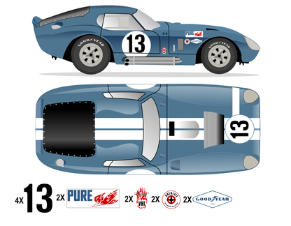 1965 COBRA DAYTONA - Daytona 24 Hour 1965 No 13 Kit