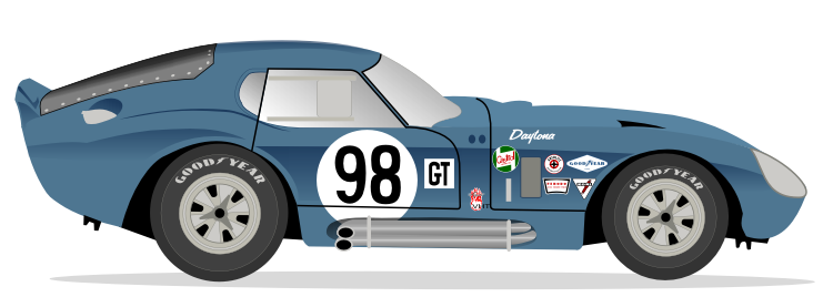 1965 COBRA DAYTONA -  Restored No 98 Kit