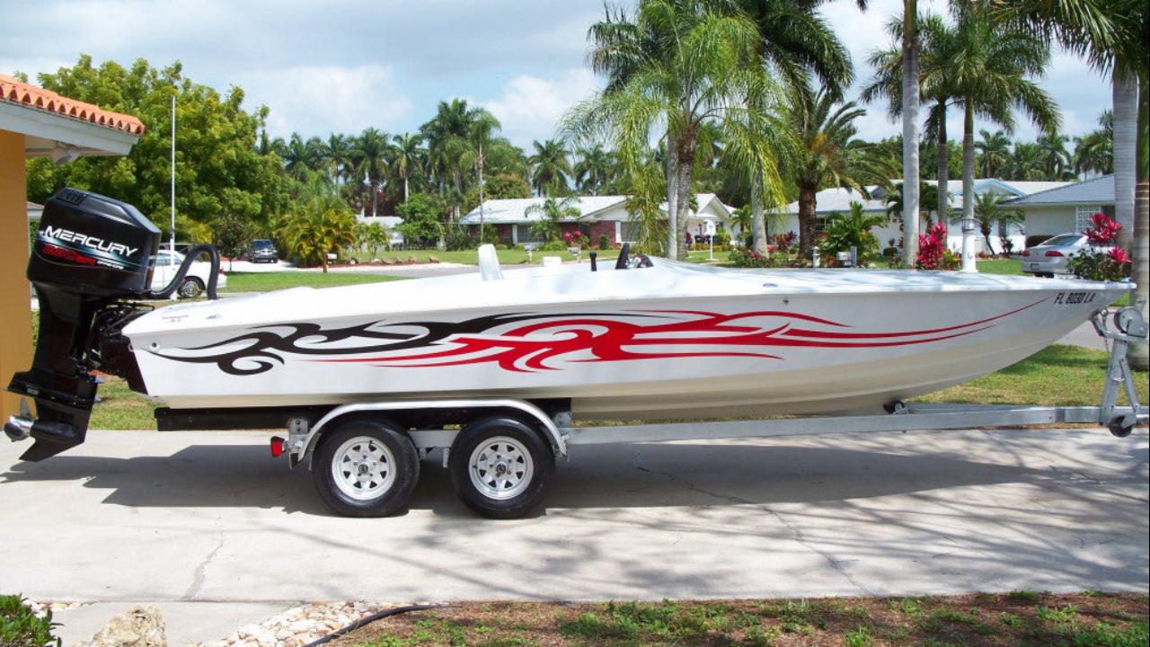 AP-WDFR-179 - Wildfire Series 2 Color Vinyl Boat Graphics Kit