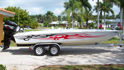 AP-WDFR-179 - Wildfire Series 2 Color Vinyl Boat Graphics Kit