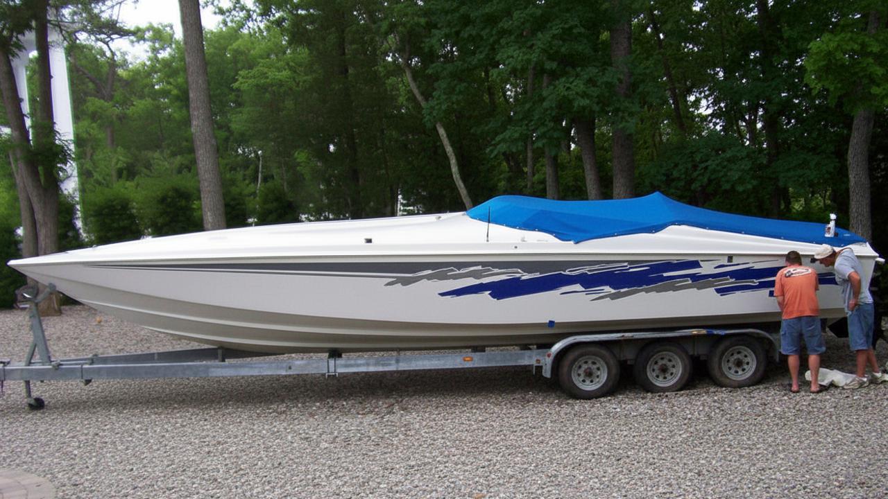 AP-AFSH-080 - Aftershock Series 2 Color Vinyl Boat Graphics Kit
