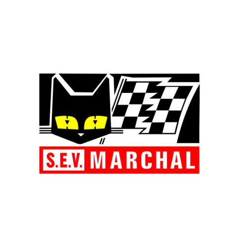 S.E.V. Marchal Sponsor Decal - 6 Inches x 3.75 Inches