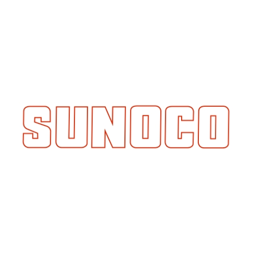 SUNOCO Decal White - 20 Inches x 3.5 Inches